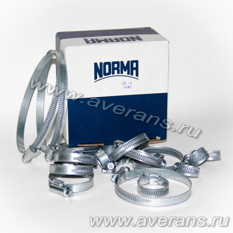 Хомут NORMA 012-022 мм червячный