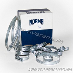 Хомуты NORMA 070-090 мм червячный (уп.25шт)