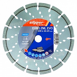Алмазный диск для строительных материалов EURO ZML EVO Ø 230х22,23